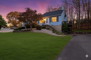 Exterior twilight photo of 65 Valley View Drive, Hamden CT